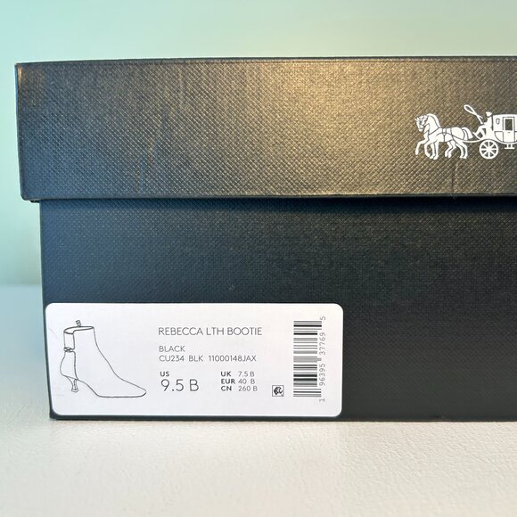 Coach Women's Rebecca Leather Bootie - Picture 12 of 12
